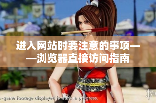 进入网站时要注意的事项——浏览器直接访问指南