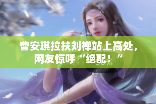 曹安琪拉扶刘禅站上高处，网友惊呼“绝配！”