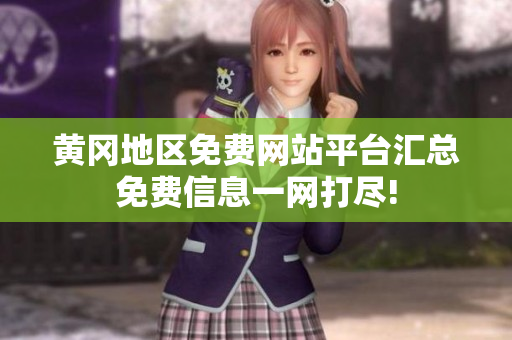 黄冈地区免费网站平台汇总免费信息一网打尽!