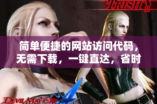 简单便捷的网站访问代码，无需下载，一键直达，省时省力