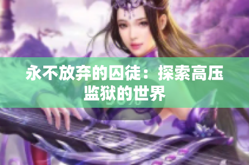 永不放弃的囚徒：探索高压监狱的世界