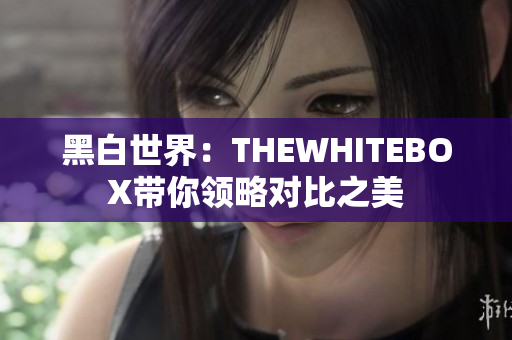 黑白世界：THEWHITEBOX带你领略对比之美