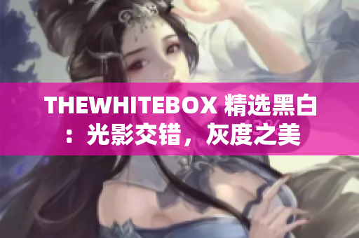 THEWHITEBOX 精选黑白：光影交错，灰度之美