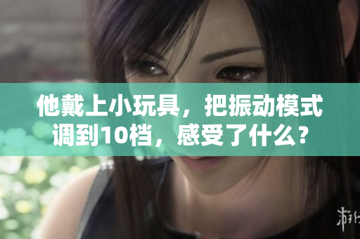 他戴上小玩具，把振动模式调到10档，感受了什么？