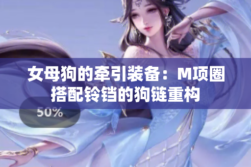 女母狗的牵引装备：M项圈搭配铃铛的狗链重构