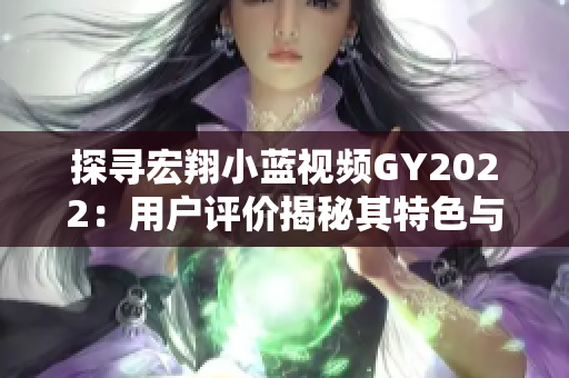 探寻宏翔小蓝视频GY2022：用户评价揭秘其特色与优缺点