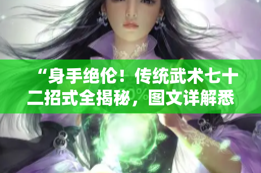“身手绝伦！传统武术七十二招式全揭秘，图文详解悉心解读”