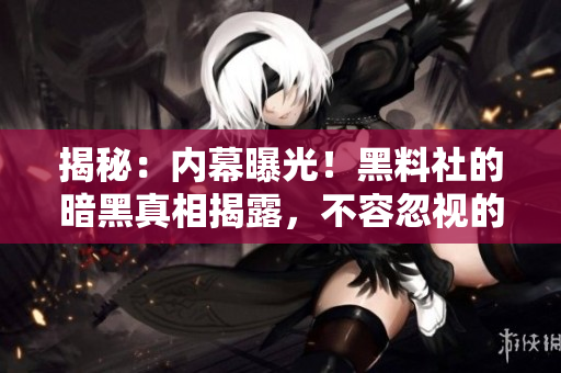 揭秘：内幕曝光！黑料社的暗黑真相揭露，不容忽视的秘密探索