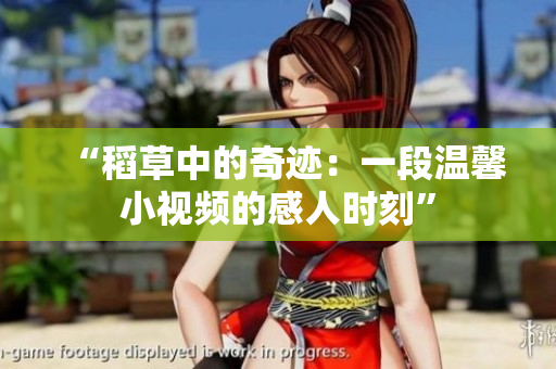 “稻草中的奇迹：一段温馨小视频的感人时刻”