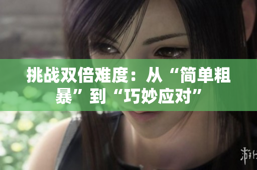 挑战双倍难度：从“简单粗暴”到“巧妙应对”