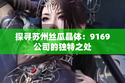 探寻苏州丝瓜晶体：9169公司的独特之处