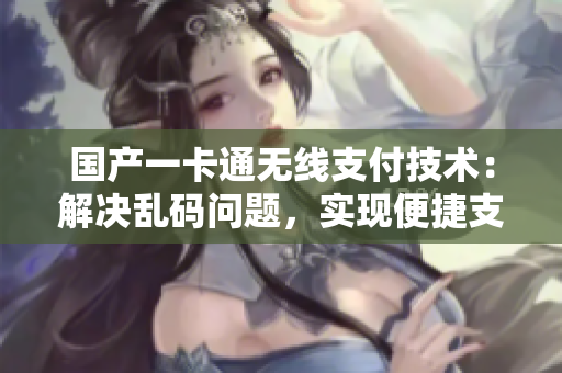 国产一卡通无线支付技术：解决乱码问题，实现便捷支付体验