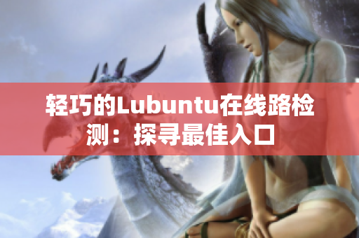 轻巧的Lubuntu在线路检测：探寻最佳入口
