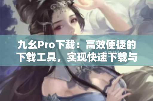 九幺Pro下载：高效便捷的下载工具，实现快速下载与管理任务