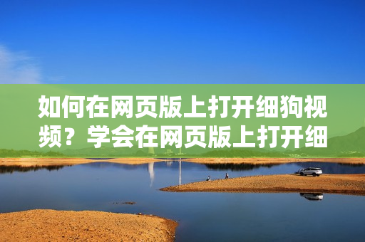 如何在网页版上打开细狗视频？学会在网页版上打开细狗视频的方法