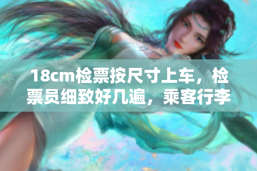 18cm检票按尺寸上车，检票员细致好几遍，乘客行李规格全被埋没