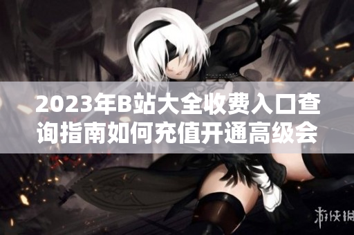 2023年B站大全收费入口查询指南如何充值开通高级会员？