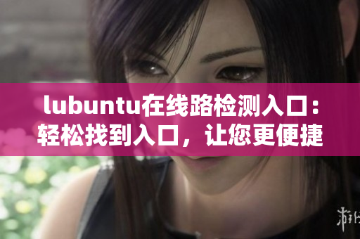 lubuntu在线路检测入口：轻松找到入口，让您更便捷地检测lubuntu