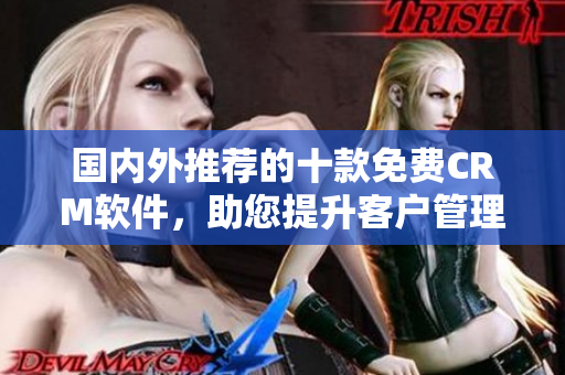 国内外推荐的十款免费CRM软件，助您提升客户管理效率