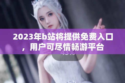 2023年b站将提供免费入口，用户可尽情畅游平台