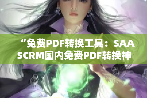 “免费PDF转换工具：SAASCRM国内免费PDF转换神器，轻松转换PDF文档”
