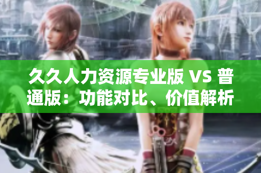 久久人力资源专业版 VS 普通版：功能对比、价值解析及适用场景分析