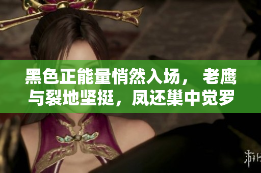 黑色正能量悄然入场， 老鹰与裂地坚挺，凤还巢中觉罗盛，九州风灯万世难尽。